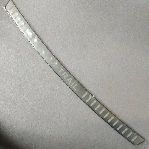 High quality stainless steel rear windowsill panel,Rear bumper Protector Sill for Nissan X-Trail X Trail 2017 2018 2019