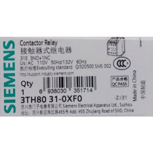 ** 1PC NEW SIEMENS 3TH8031-0XF0 AC110V free shipping