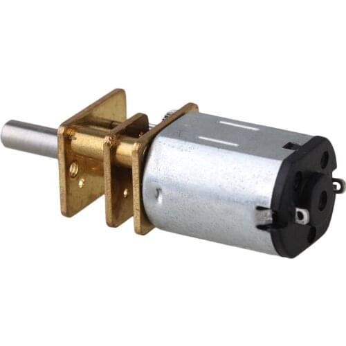 12mm Silver GA12-N20 2000RPM Miniature Metal Electric 6v DC Gear Motor Gearwheel with 10mm Output Shaft