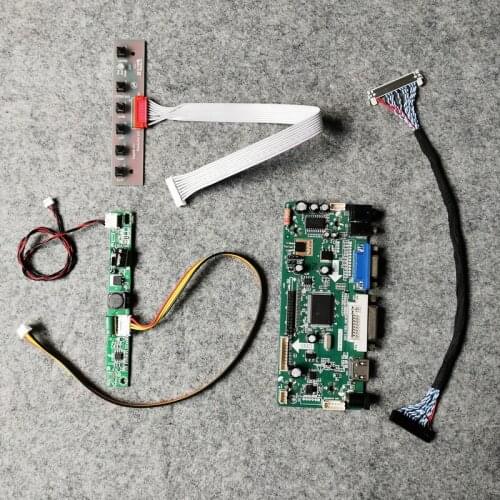 30-Pin LVDS Fit LM220WE5/MT220WPM/LTM220MT09/LTM220MT12 matrix 1680*1050 WLDE DIY kit VGA+DVI M.NT68676 monitor drive board