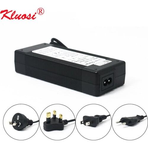 KLUOSI 3S 5A 12.6V Charger Power Supply Adapter 12V Lithium Battery Pack Li-ion Batterites EU/US/AU/UK AC DC Plug Converter