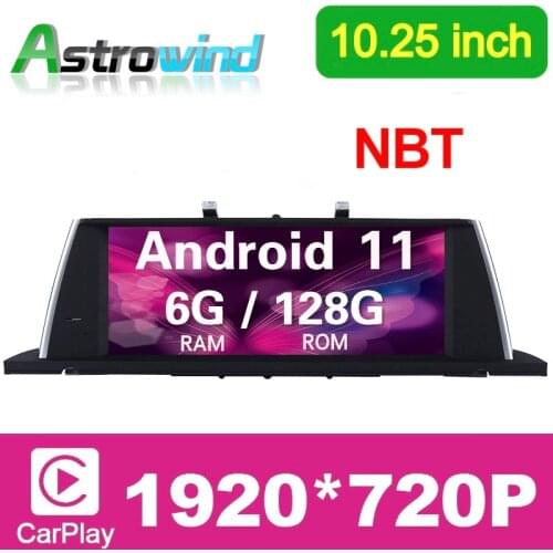 10.25 inch 6G RAM 8 Core Android 11 Car Radio GPS Navigation System Audio forBMW 5 Series GT F07 2013-2018