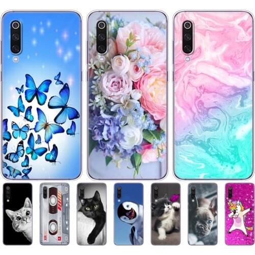 Case for xiaomi mi 9 case cover Cartoon Silicon Soft TPU Cover For Xiaomi Mi9 Xiaomi 9 SE Case Phone Shell bumper etui