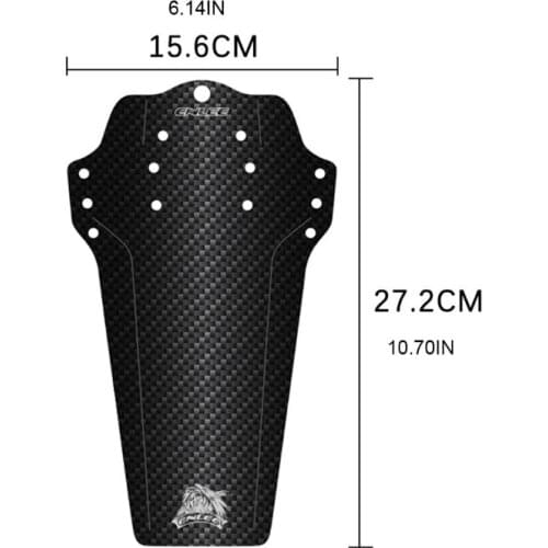 Carbon Fiber Mountain Bike Mudguard Cycling Bicycle Front Rear Mud Guards Part E56D