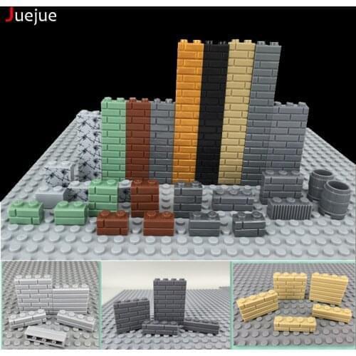 DIY Building Blocks Wall Figures Bricks 1x2 Blocks Kids Building Block Toys Educational Creative Toys For Children Boys Gifts