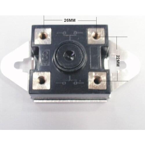 KSD306 / KSD307 beautiful cherry Haier electric water heater thermostat switch high current four legs 95 degrees 60A