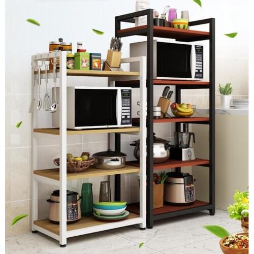 Kitchen microwave oven sets content rack be born to be able to store content rack household use to receive rack oven rack season