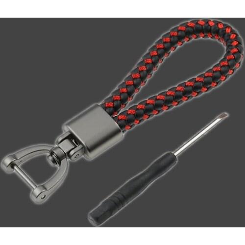 Laether Car Key Chain For Mercedes Benz AMG Styling Keychain Metal Key Rings Holder Pendant Detachable Keyrings Auto Gadgets