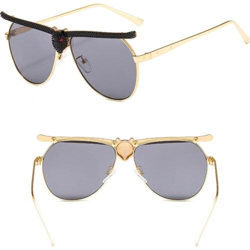 Men Women Leopard Head Set Sunglasses European and American Fashion Trend All-match Sunglasses Cross-Border Wholesale 9808