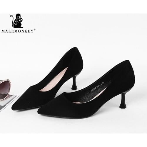 Male monkeys single female shoes fall 2019 new web celebrity fashion commuter pointed shallow mouth with retro leisure shoes