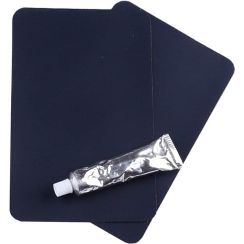 PVC Patches Glue + Glue Accessories for Repair Kayaking Surfboards and Inflatable Boats