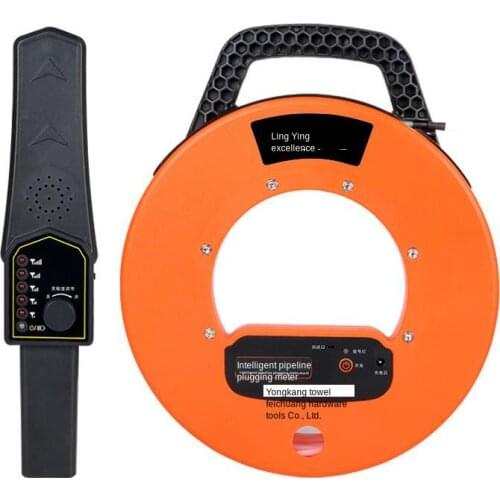 New wireless pipe measuring device electrical plastic pipe PVC pipe threading pipe insertion detector wall plugging instrument