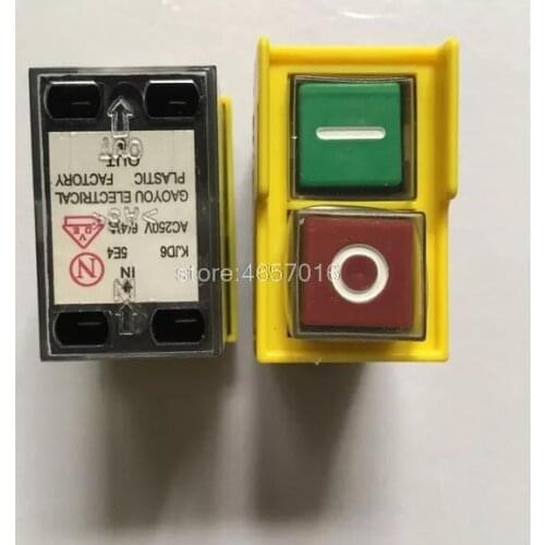New Original Electromagnetic switch, KJD6 5e4 Switch, Control Box Switch for Drill Machine AC 250V 6(4)A