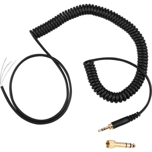 Replacement Spring Cable Cord Wire Plug for Beyerdynamic DT 770 770Pro 990 990Pro Headphone Accessories T84C