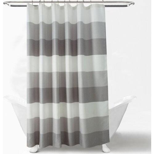 180*180cm Shower Curtain Stripe Printing Waterproof Bathroom Cover Cloth