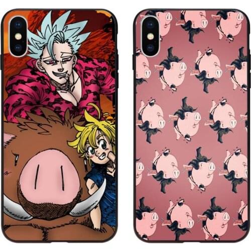 YJZFDYRM 7 Deadly Sins Hawk pig Bling Cute Phone Case for iPhone 11 pro XS MAX 8 7 6 6S Plus X 5S SE 2020 XR case