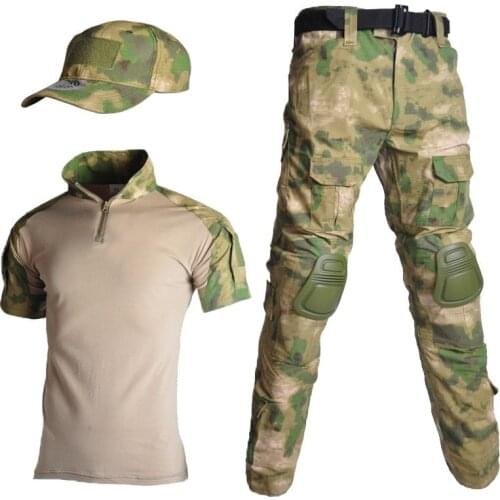 Army green military tactics of uniformed soldiers military clothing multicam camouflage hunting of black clothing in summer