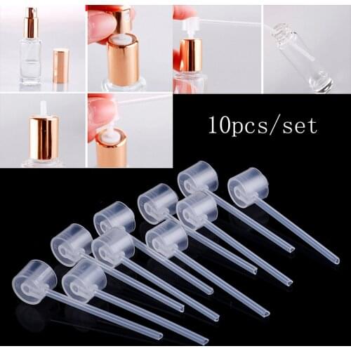 10Pcs/Bag Perfume Refill Tools Diffuser Funnels Cosmetic Pump Dispenser Portable Sprayer Refill Pump Bottle Filling Device
