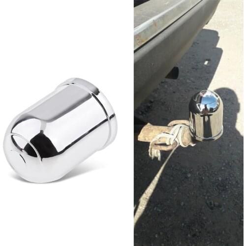 50MM Chrome Tow Bar Ball Cover Car Towing Hitch Towball Plastic Cap Car Replacement Parts