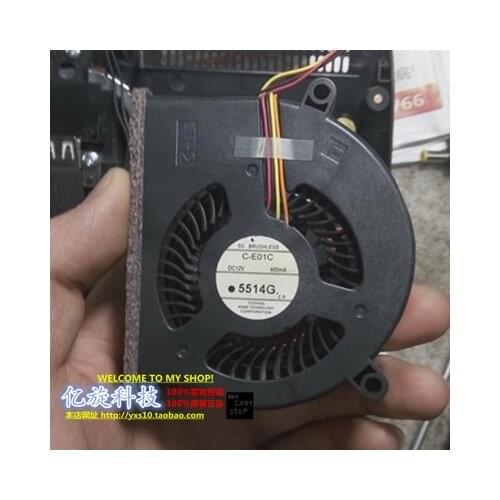 EB-C301MS Projector Turbo Fan C- E01C 12V 400ma 4-wire 80x73x25mm