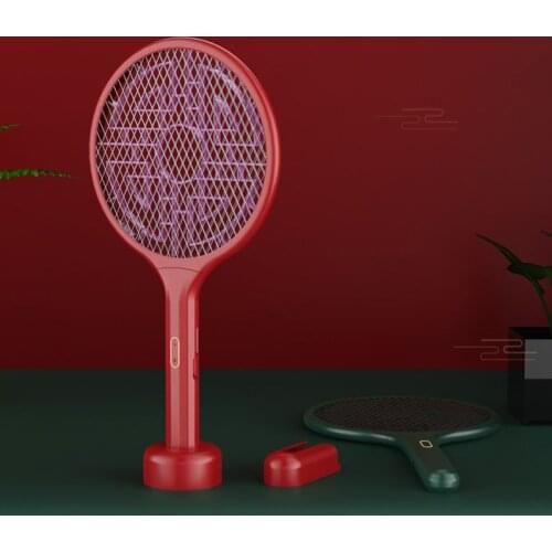 China wind electric fly swatter household fly swatter mosquito killer safety net cordless mosquito killer uses lithium battery