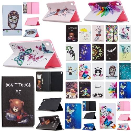 Print Stand Magnet Case Cover For Samsung Galaxy Tab S6 Lite 10.4 P610 P615 SM-P610 SM-P615 Tablet Funda Capa Shell +Film +Pen