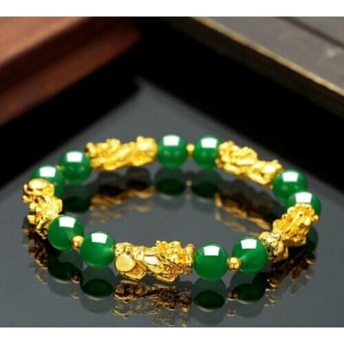 Fashion Feng Shui Six Word Truth Pi Xiu Bracelet for Lovers Wealth Bracelet Good Luck Bracelet Jewelry Holiday Gifts