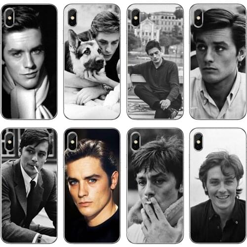 Soft Cases Covers For Xiaomi Mi A1 A2 A3 5X 6X 8 9 9T 10 10T 11 Lite SE Pro Alain-Delon-France-Star