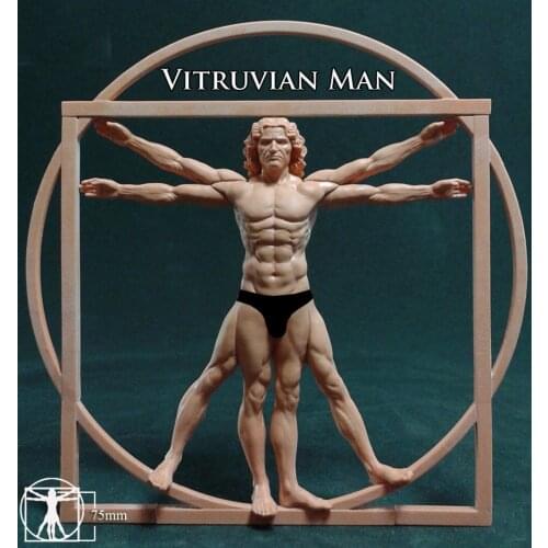1/22 Resin Model Building Kit Figure Barbarian man