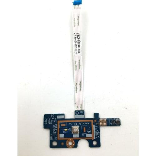 WZSM Power Button Board with Cable for HP ZBook 15 15.6" Laptop LS-9241P