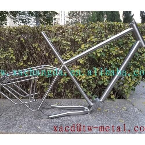 Titanium pinion Frame mtb bike Ti pinion bike frame with rear rack customized titanium bike frame