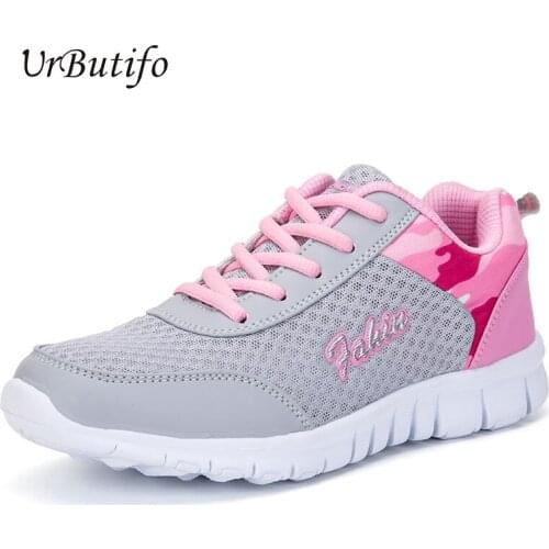 Urbutifo Women Shoes Light Breathable Mesh Casual Shoes New Arrivals Mixed Colors Adult Women Sneakers Kadin Spor Ayakkabi