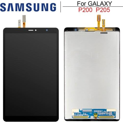 For Samsung Tab A 8.0 2019 SM-P200 SM-P205 P200 P205 LCD Display Monitor Touch Screen Digitizer Panel Glass Assembly