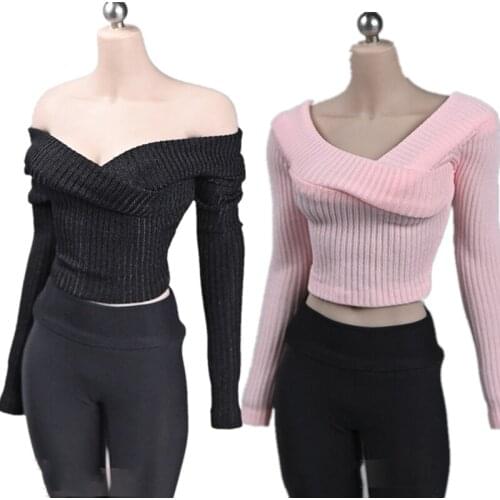 1/6 Scale Female Costume Dolls Fashion Sexy Clothes Sweater For 12Inches Action Figure DIY Accessories Collectible