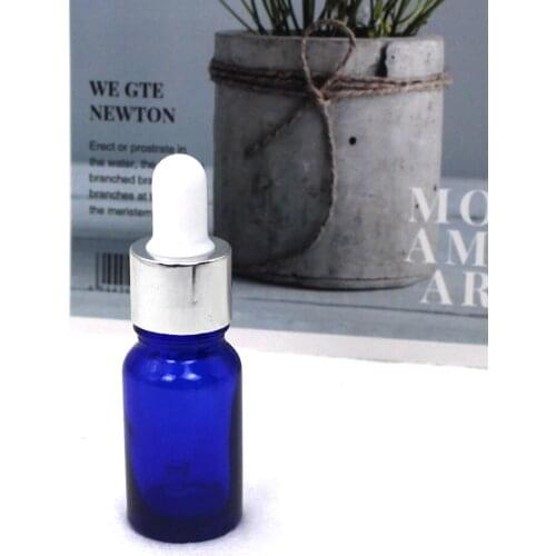10ml jewelry blue Pipette bottle small size Dropper bottle with Multi-color caps