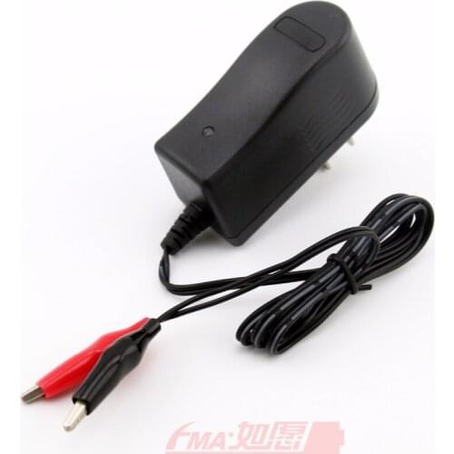10pcs 7.2V Charger 1A Intelligent Smart for 6V Lead-Acid SLA Battery Auto-Stop USS Free shipping