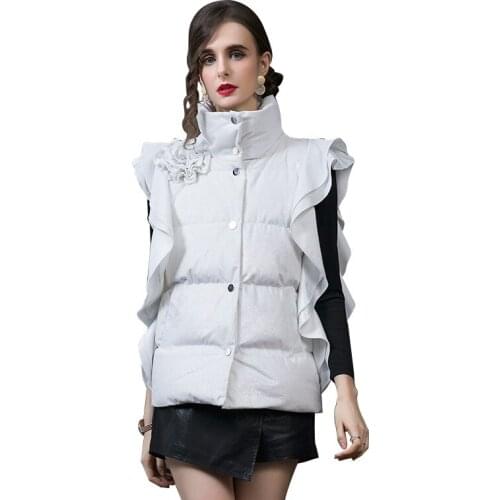 2021 winter Vest Women Down Vest new design coat thickened Womens 90% white duck down Vest down jacket Lady Parka