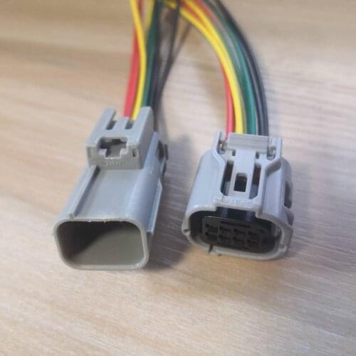 8 Pin/Way Male Or Female Reversing Radar Connector Plug Wire Harness Pigtail For Toyota Crown Camry Corolla 6189-1240 6188-0779