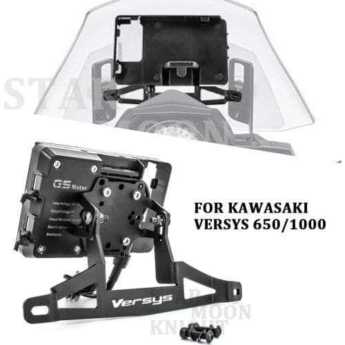 Motorcycle Accessories GPS navigation bracket Supporter Holder for Kawasaki Versys 650 Versys 1000 Versys650 MY 2015 2016 2017