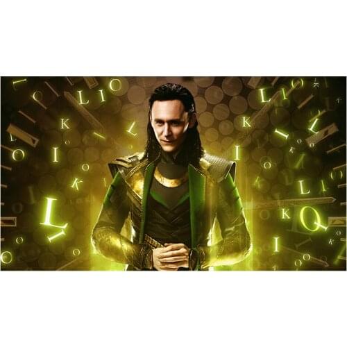 Diamond Embroidery 5D Diamond Painting Loki New Marvel TV Series Poster Tom Hiddleston Cross Stitch Kits Mosaic Home Decor