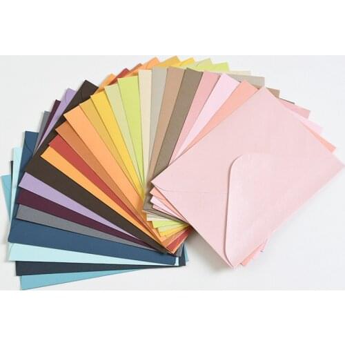 20pc Colorful Mini Paper Envelope Craft Paper Card Envelope Postcard Wedding Gift Invitation Envelope Office Stationery PaperBag