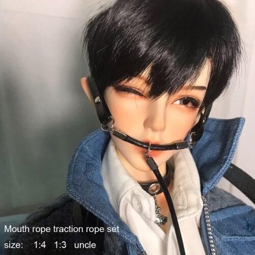 D03-P512 children toy BJD DD SD MSD 1/4 1/3 uncle dolls Photo props Accessoriess Mouth rope traction rope set