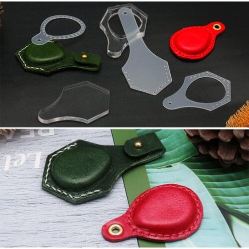 DIY handmade leather Plastic mold for water drop access card Three dimensional modeling of vegetable tanning