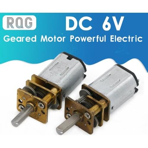 10PCS/LOT N20 500RPM DC6V Micro DC Geared Motor Powerful Electric Mini Deceleration Gear Reducer Motors Mayitr