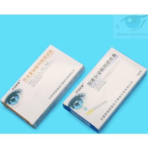 Tianjin Yinuo Xinkang tear secretion detection filter paper strip fluorescein sodium eye test strip ophthalmic consumables