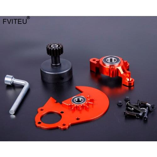 FVITEU CNC HD Clutch bell mount and plate set with tool for 1/5 hpi baja 5b ss 5t 5sc rovan king motor