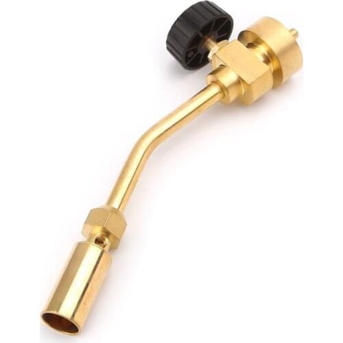 MAPP Gas Turbo Torch Brazing Gun Super Propane Gas Welding Plumbing CGA600 Connection
