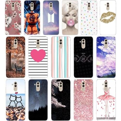 F soft case For Huawei Mate 20 Lite Case 6.3 inch Transparent Silicone Phone For Huawei Mate 20 Lite Cover Coque Capa