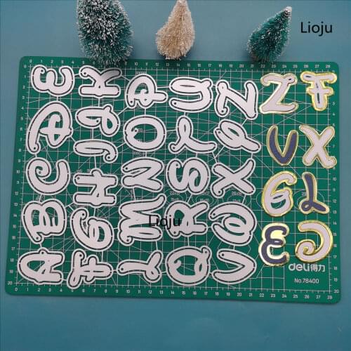 Letter set dies new 2020 cutting dies for DIY Scrapbooking Embossing Cards Tool Decorative Crafts Die Cuts