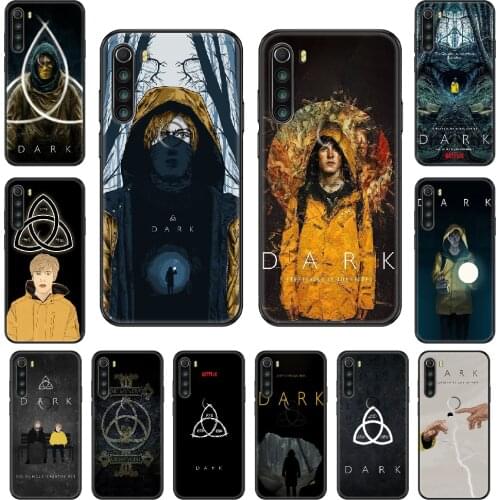 Netflix TV Dark Phone case For Xiaomi Redmi Note S2 4 5 6 7 8 A S X Plus Pro black trend cover painting funda pretty back 3D